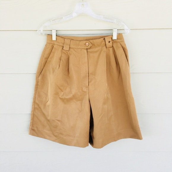 high waisted safari shorts